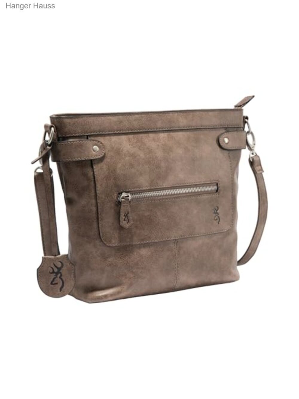 Browning Concealed Carry Purse PU Leather Holster Handbag Locking Zipper